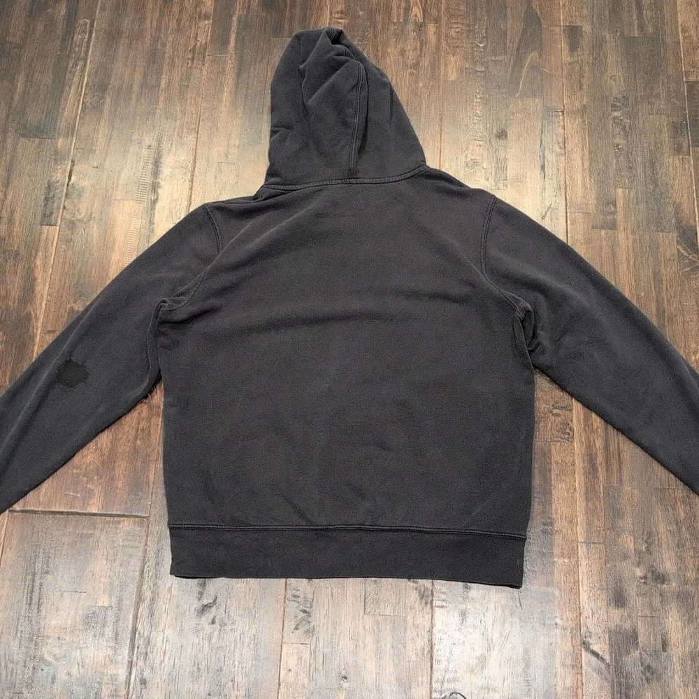 Vintage The North Face Black Hoodie Pullover Mens‎ Medium Soft Distressed Y2K